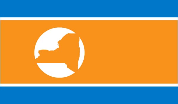 NY skyline and crypto theme